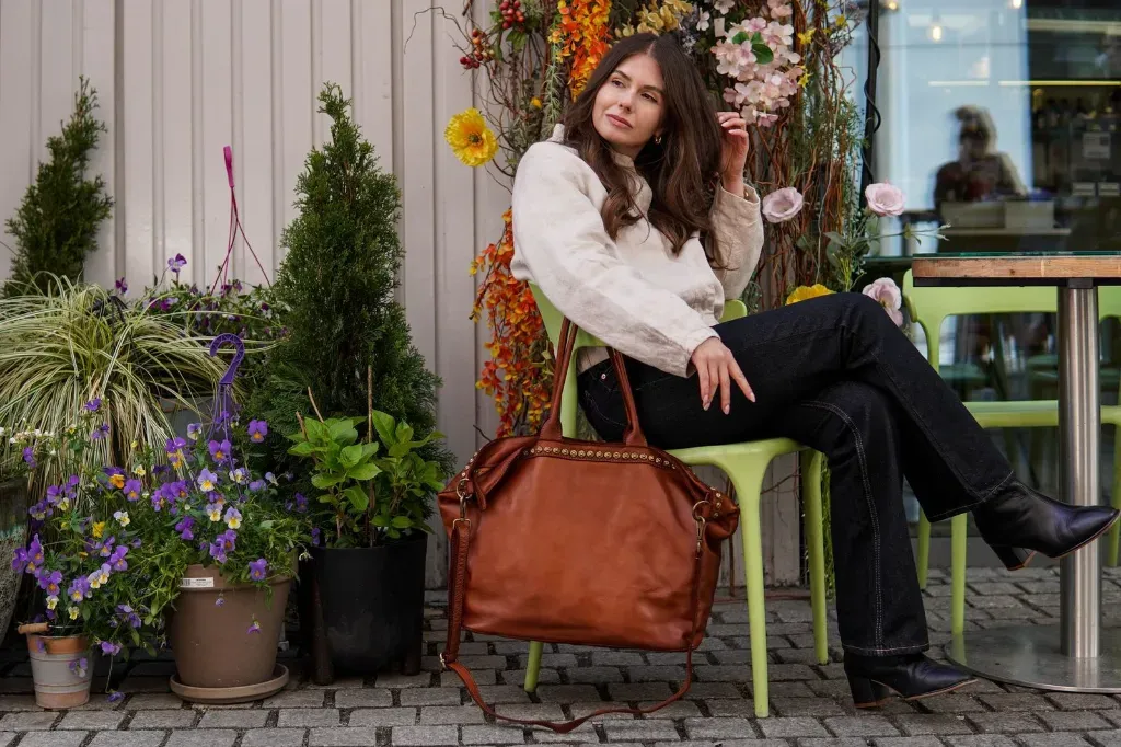 unikatowe torebki ze skóry licowej 